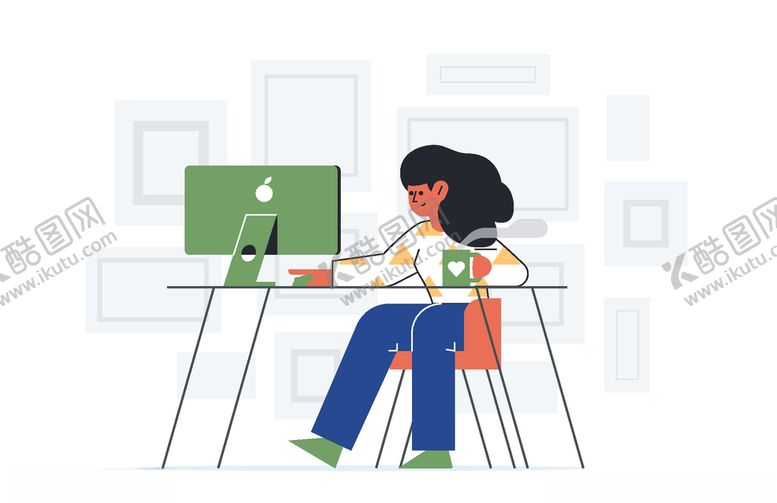 编号：28168809190117415163【酷图网】源文件下载-手绘人物插画