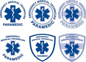 盾牌图标医院图标经典图型