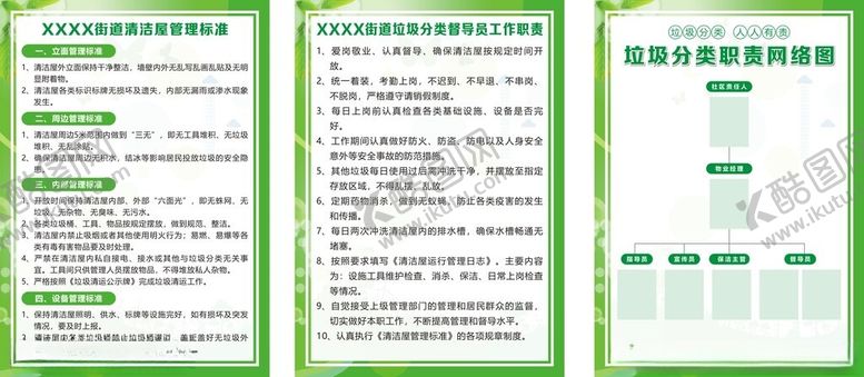 编号：11033911021830546674【酷图网】源文件下载-垃圾房管理制度工作人员职责