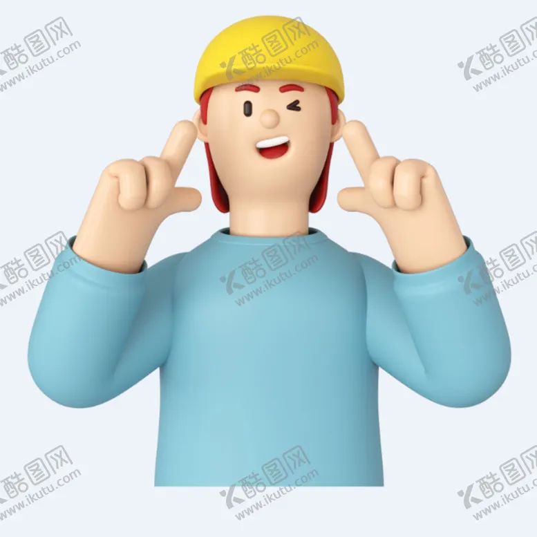 编号：43132602021750112671【酷图网】源文件下载-C4D模型 卡通人  