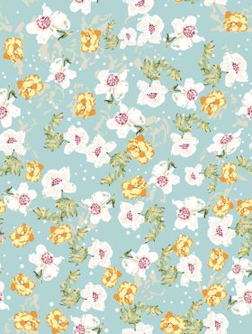 清新花卉图案背景