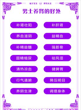 杨子艾美男士养肾