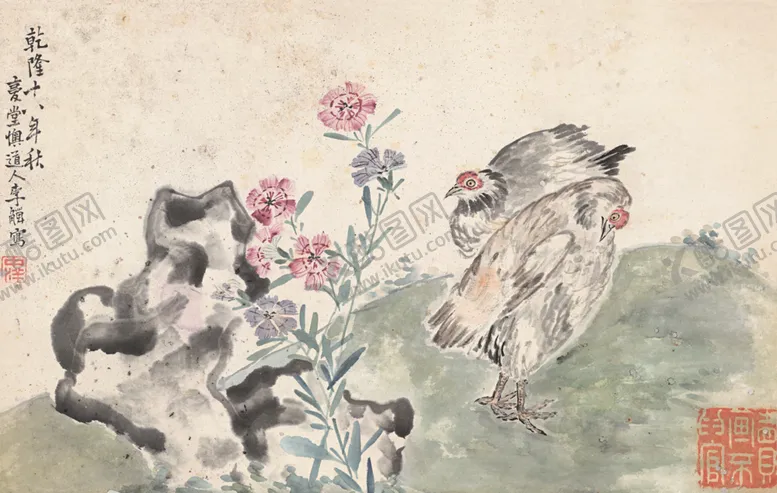 编号：46116009142317309681【酷图网】源文件下载-植物花草国画图案