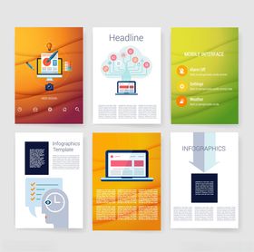 多彩创意宣传册设计模板