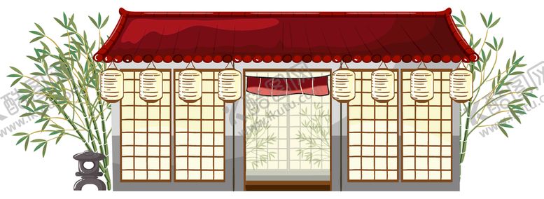 编号：91540710012256165924【酷图网】源文件下载-矢量仿古建筑