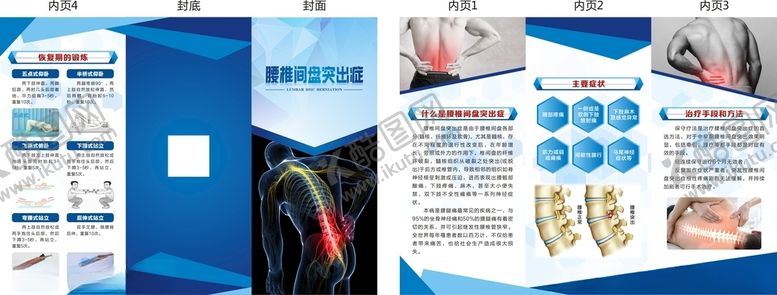 编号：99809004261035508728【酷图网】源文件下载-腰椎间盘突出折页
