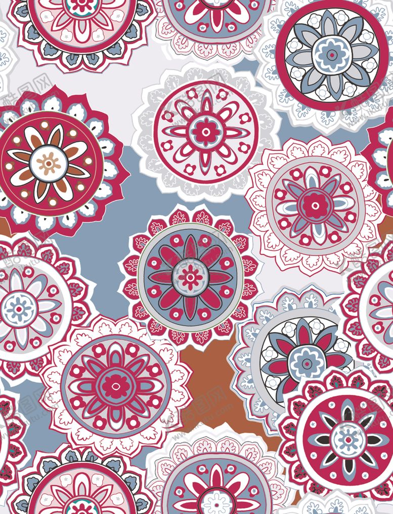 编号：19539610050026063822【酷图网】源文件下载-数码印花图片