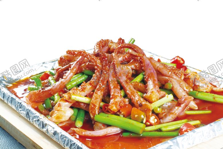 编号：22267002101534454930【酷图网】源文件下载-铁板鱿鱼