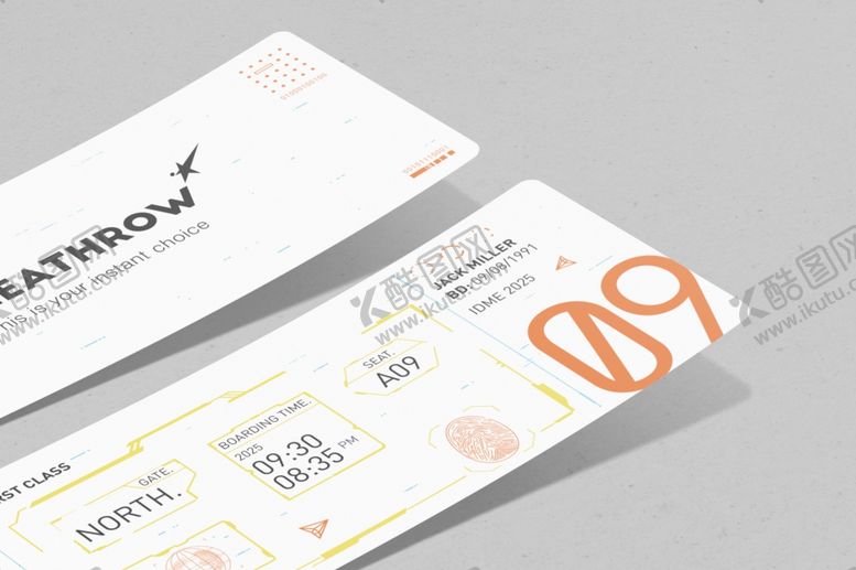 编号：76542310140220198037【酷图网】源文件下载-门票卡券样机