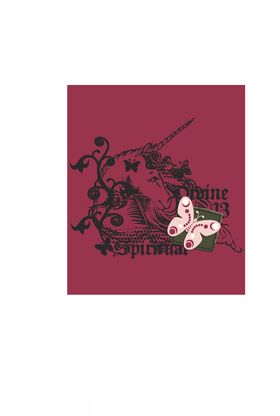 独角兽动物组合印花服装图案印花图案