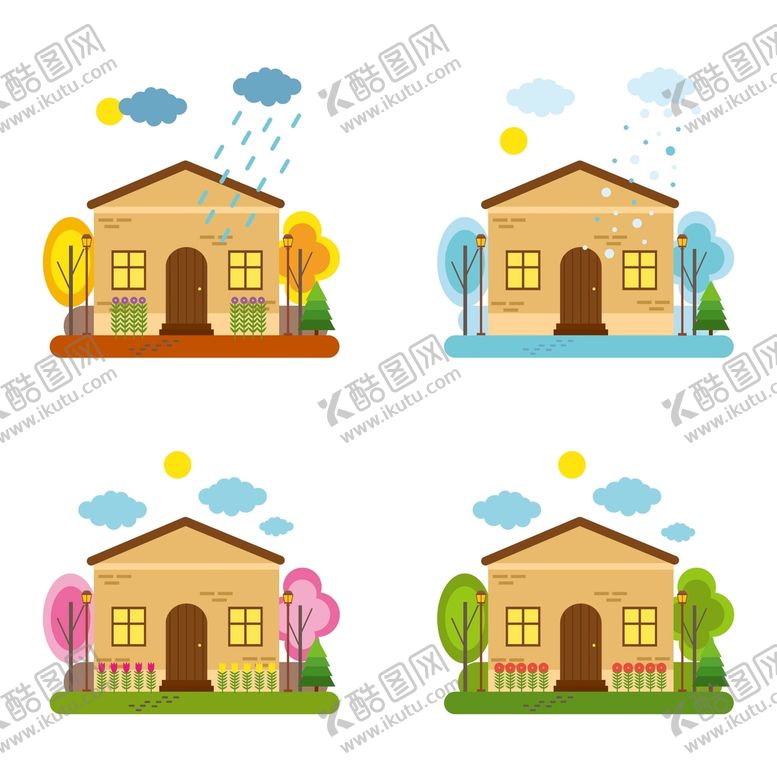编号：57809409140342092469【酷图网】源文件下载-建筑房子美丽城市