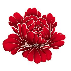 国画牡丹花