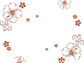 对角花矢量图片