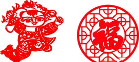福鼠剪纸设计