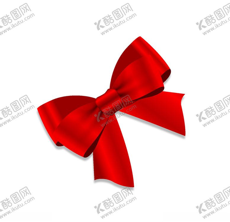 编号：53010206160904227066【酷图网】源文件下载-红色的蝴蝶结装饰