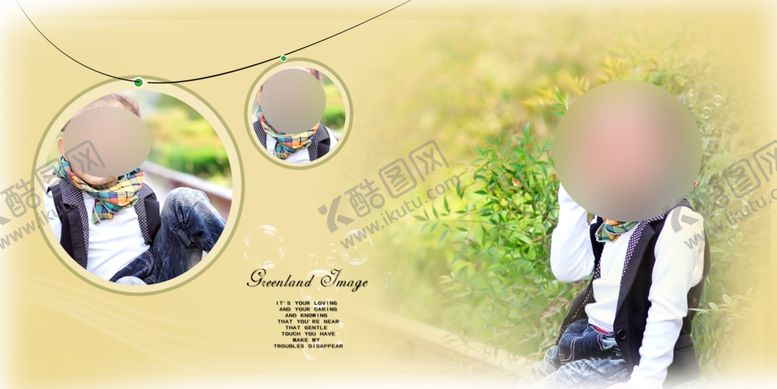 编号：28332109271636305637【酷图网】源文件下载-儿童相册模板图片