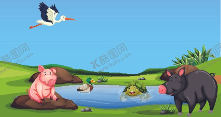 编号：20203007041514562685【酷图网】源文件下载-矢量动物素材
