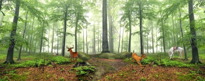 编号：85052209131329038721【酷图网】源文件下载-现代风景背景墙