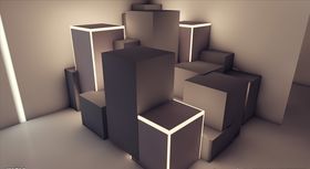 c4d盒子密室房间动画工程
