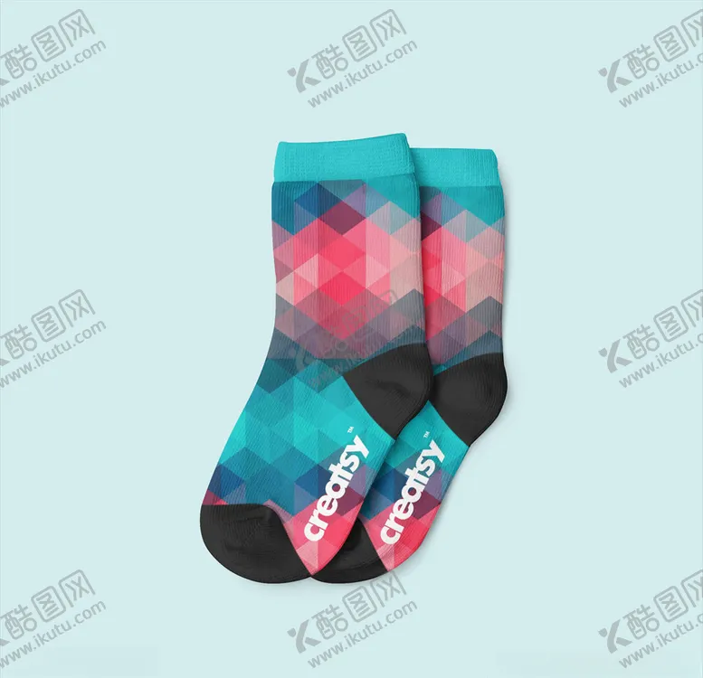 编号：13725306180349207628【酷图网】源文件下载-袜子样机