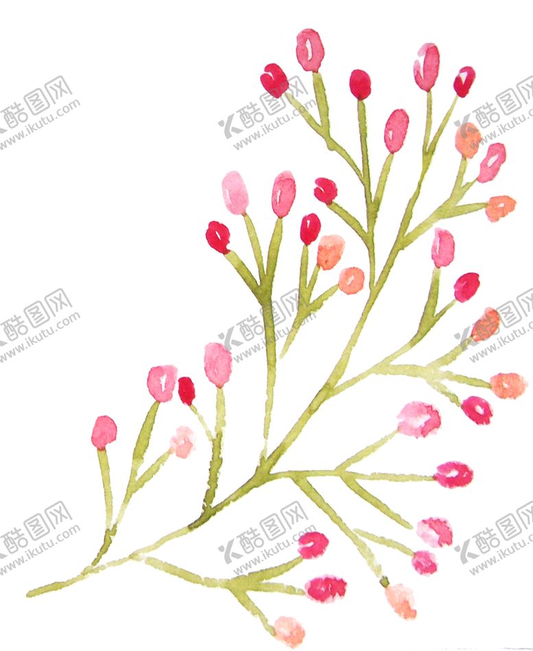 编号：50897110290933586842【酷图网】源文件下载-彩绘枝叶