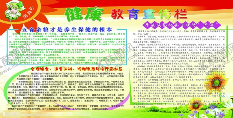 编号：20353305091336093408【酷图网】源文件下载-健康教育宣传栏
