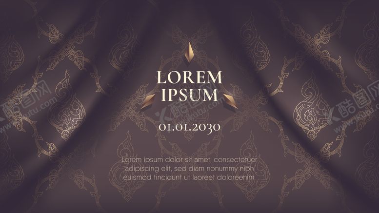 编号：55734909142228422499【酷图网】源文件下载-黑金背景