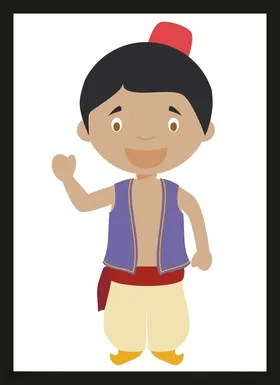 手绘男人男孩动画卡通卡通动画