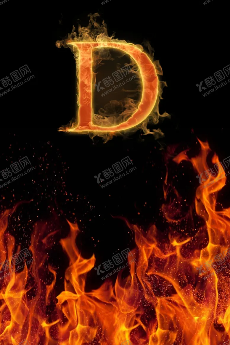 编号：25699002160516123977【酷图网】源文件下载-火焰和火焰字母