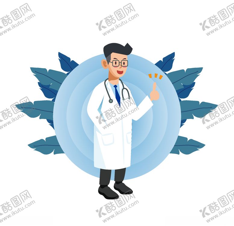 编号：74665403251017024169【酷图网】源文件下载-医生人物矢量元素