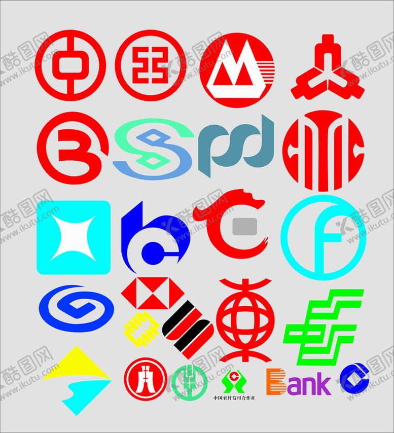 编号：84512002141719337050【酷图网】源文件下载-银行logo