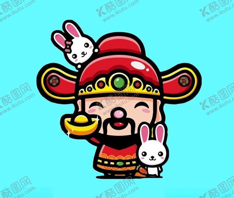 编号：87907603092250462040【酷图网】源文件下载-卡通财神爷