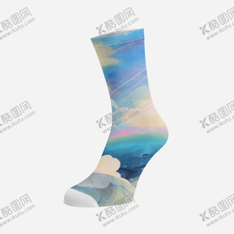 编号：51530704272230077400【酷图网】源文件下载-原创场景一双袜子样机