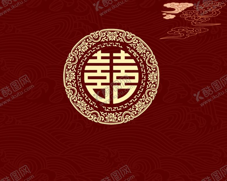 编号：42827202200404024805【酷图网】源文件下载-中式婚礼背景