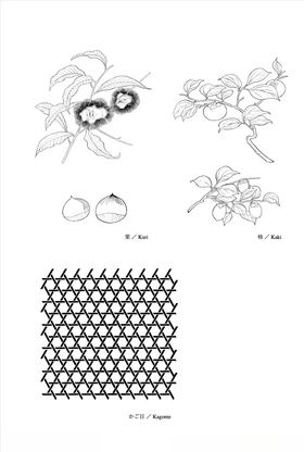 线描柿子
