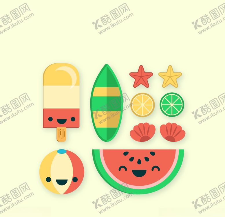 编号：81566906180155363984【酷图网】源文件下载-夏日元素