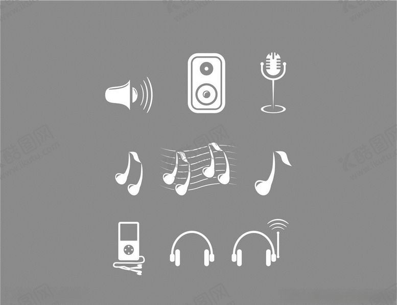 编号：38023210141358569550【酷图网】源文件下载-矢量音乐主题图案图标