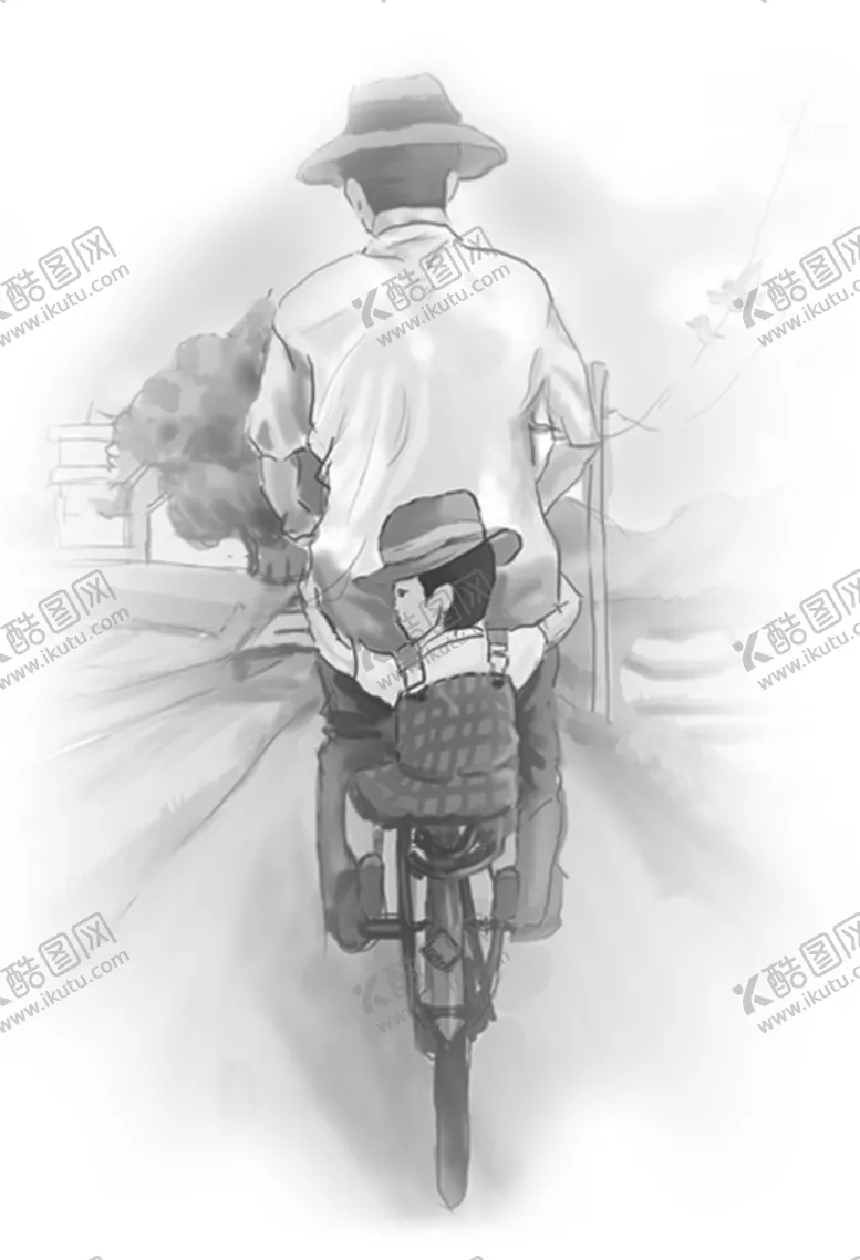 编号：56095706290631579119【酷图网】源文件下载-父亲节插画
