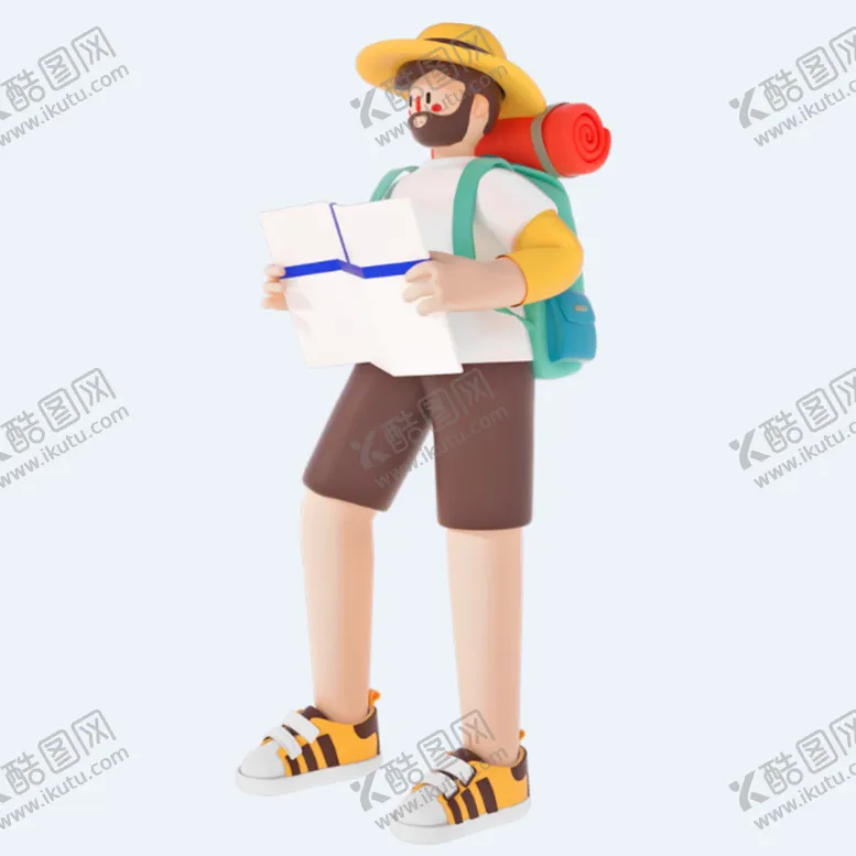 编号：71037201190100218795【酷图网】源文件下载-C4D模型 卡通人  