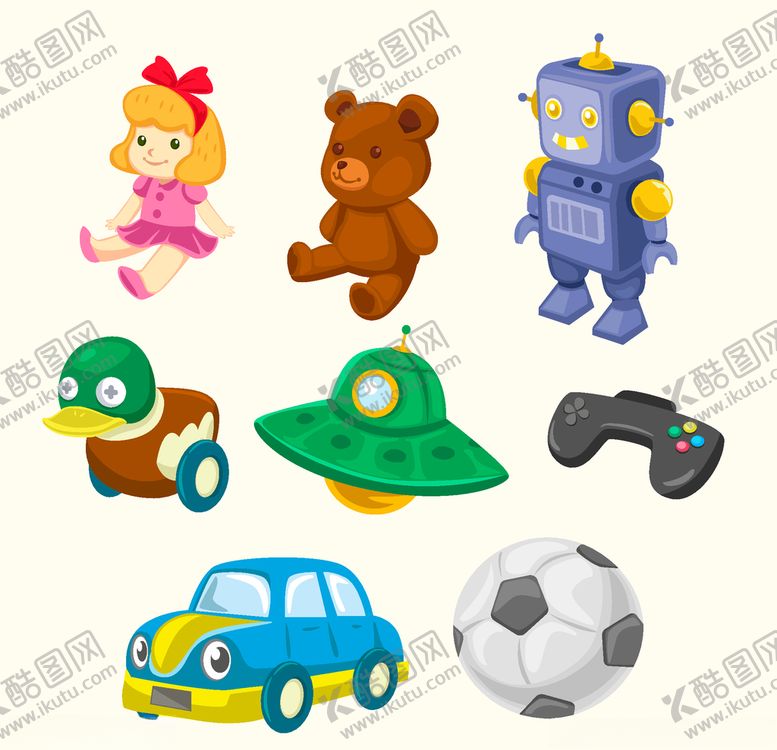 编号：90334909101520095822【酷图网】源文件下载-卡通玩具