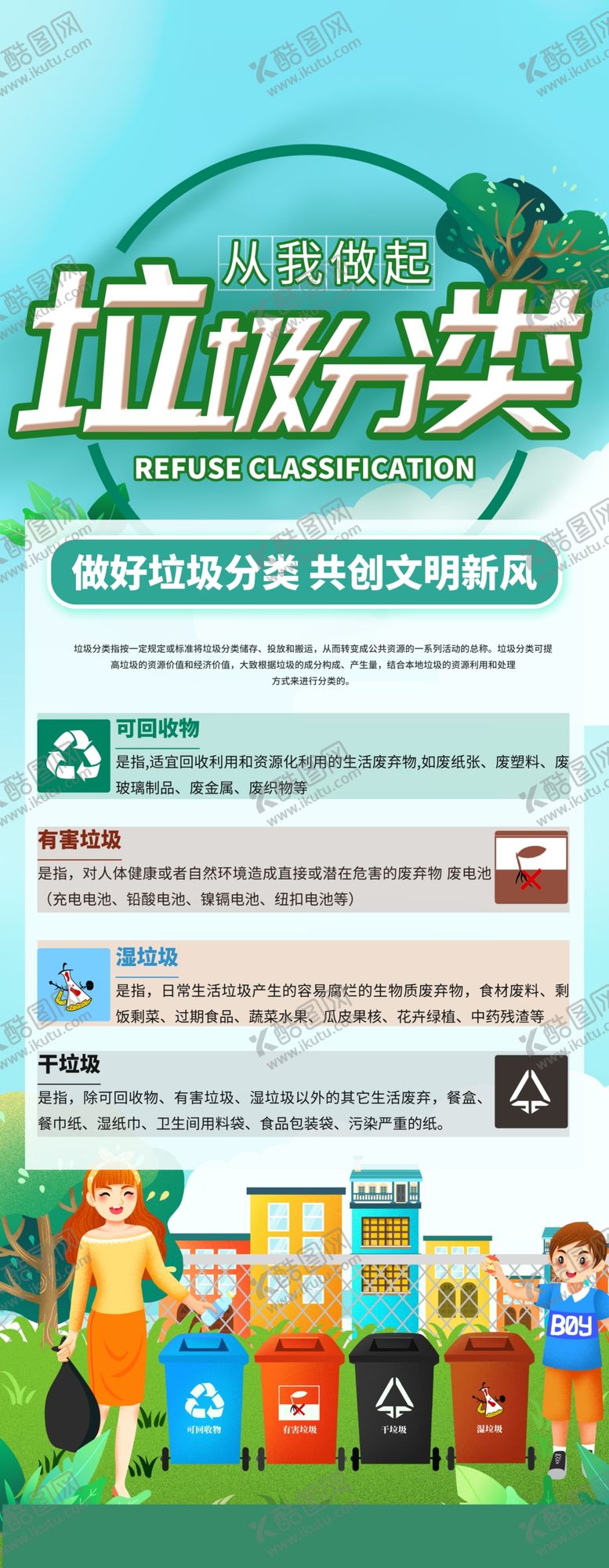 编号：19987809201106165248【酷图网】源文件下载-垃圾分类