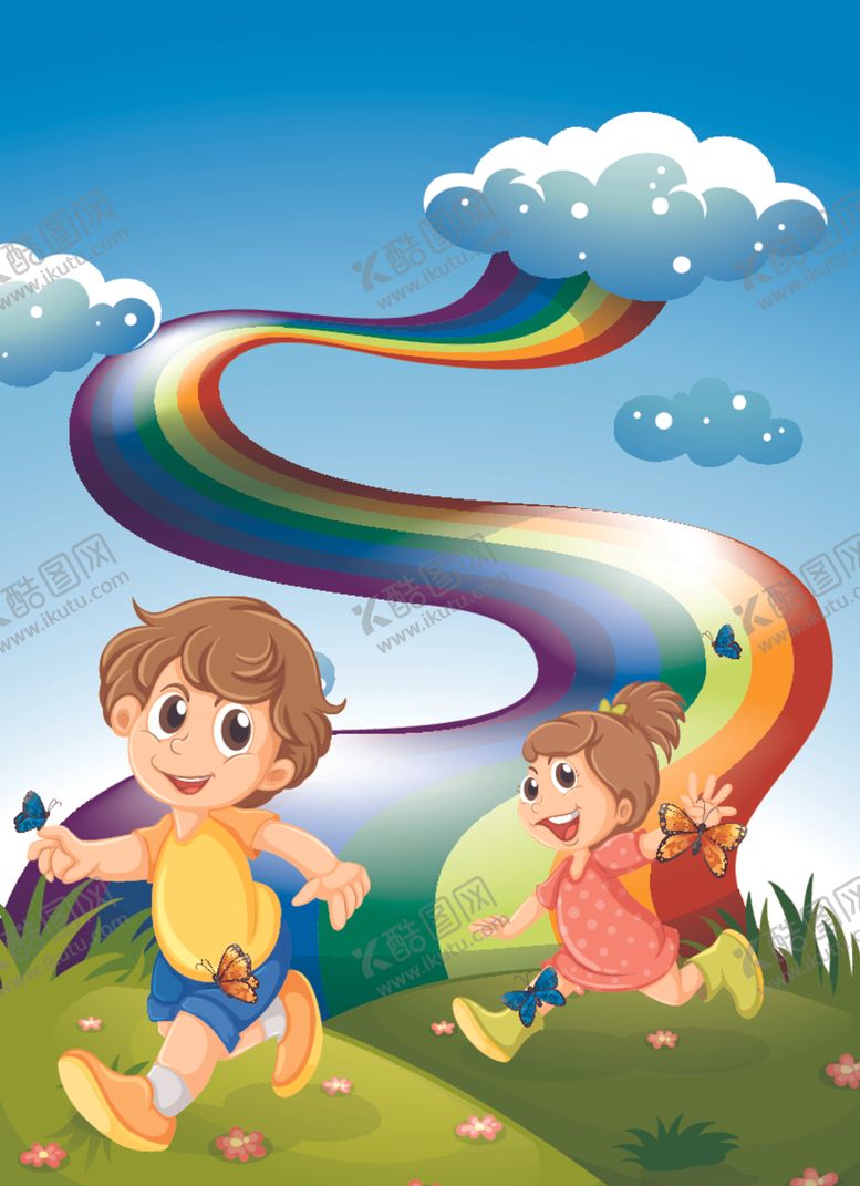 编号：57512107031956113939【酷图网】源文件下载-卡通夏天儿童