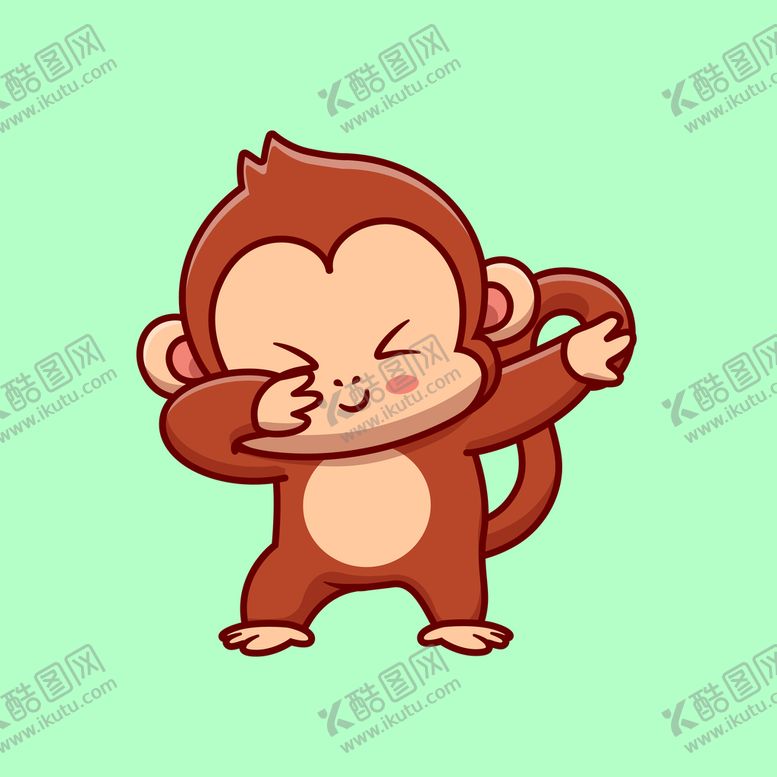 编号：86496910191127321324【酷图网】源文件下载-猴子卡通插画素材