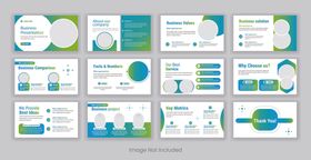 清新风格商务PPT模板