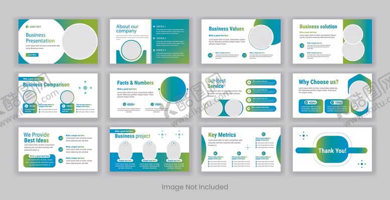 编号：43243704020745243240【酷图网】源文件下载-清新风格商务PPT模板