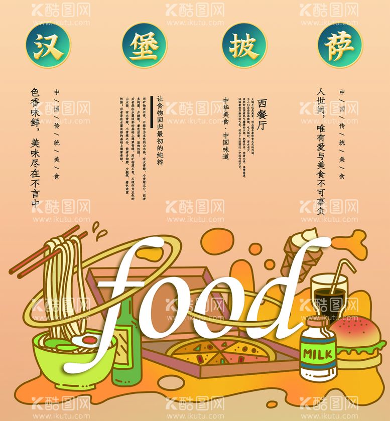 编号：64310910012245103421【酷图网】源文件下载-美食挂画