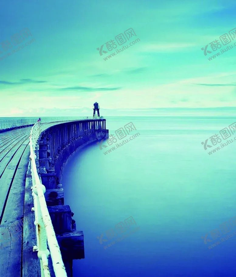 编号：33158109280316269390【酷图网】源文件下载-桥和海图片