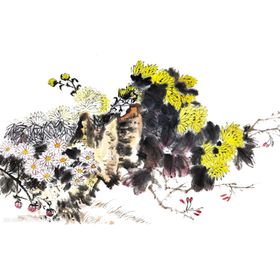 国画菊花