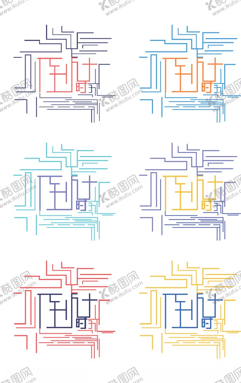 编号：58193004220200198671【酷图网】源文件下载-迷宫图案