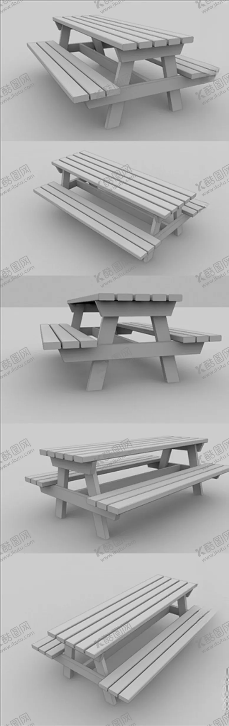 编号：33840706240643506219【酷图网】源文件下载-C4D模型公园长椅